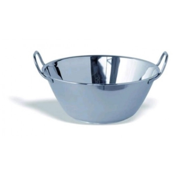 Bacinella con maniglie per induzione in acciaio inox Modello 129-0