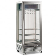 Vetrina\Espositore Refrigerata per Frollatura carne Carne Modello MEAT 552DA Griglie In Acciaio Inox