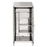 Armadio Portascope in acciaio inox 430 IXP n.2 ante a battente profondità anta cm 40 Modello 69602430