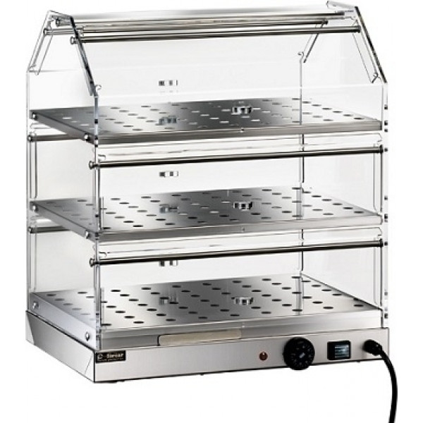 Vetrina riscaldata Modello VBR4753 da banco Tre Piani