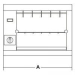 Salamandra Modello TOSTONE 3 zone riscaldanti Potenza watt 3600