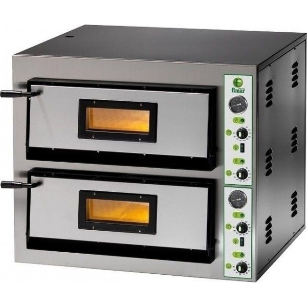 FORNO ELETTRICO PER PIZZA Modello FMEW6+6 Pannello comandi MANUALE Numero due camere