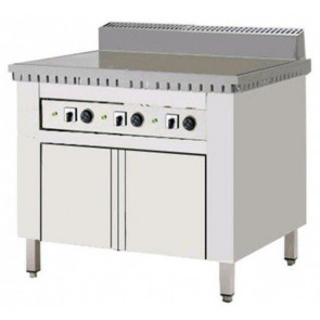 Cuocipiada Elettrico PL Modello CPE6 Su vano con ante piana in acciaio inox Su vano inox a giorno con ante Capacit&agrave; 6 piadine Piana in acciaio inox