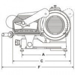 Affettatrice verticale Modello MIRRA 300 VAS B.S