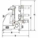 Affettatrice verticale Modello MIRRA 300 VAS B.S