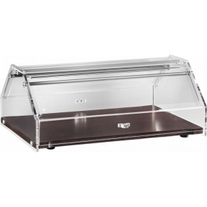 Espositore/Vetrina da banco neutra da banco porta Brioches Modello VL4749W Ante apribili su 2 lati