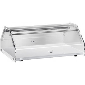 Espositore/Vetrina da banco neutra porta Brioches Modello VL4748B Ante apribili su 2 lati