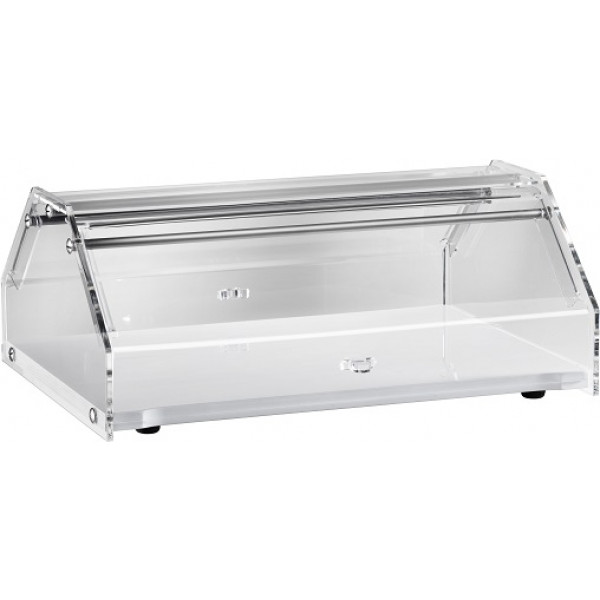 Espositore/Vetrina da banco neutra porta Brioches Modello VL4748B Ante apribili su 2 lati