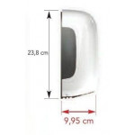 Asciugamani elettrico a fotocellula mini MDL Bianco ABS Potenza motore 900W Velocità Del motore 28.000 rpm Modello 704390