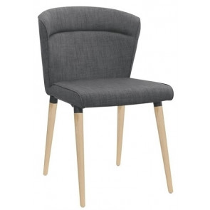 Poltrona da interno TESR Struttura in metallo e legno Seduta e schienale in tessuto Modello 1438-C50W