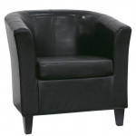 Poltrona da interno TESR Rivestimento in ecopelle Modello 1000-JY06