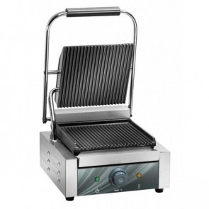 Piastra Elettrica In ghisa Modello PG25R2 Piano superiore rigato, il piano inferiore liscio Potenza 1800 W