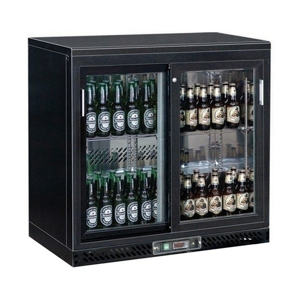Espositore Bibite refrigerato Modello G-BC2PS Porte scorrevoli