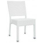 Sedia impilabile da esterno TESR Struttura in alluminio, rivestimento in filo di polietilene Modello 498-l80801