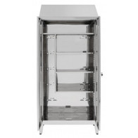 Armadio Portascope per tiracqua in acciaio inox 304 IXP n.2 ante a battente profondità anta cm 40 Modello 69606