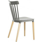 Sedia da interno TESR Gambe in legno Scocca in polipropilene Modello 1322-Z87