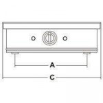Crepiera Tonda Piano di cottura Liscio con bordo rialzato Superficie utile mm ø 350 Potenza Watt 2000
