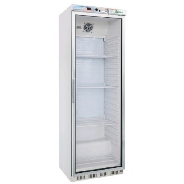 Armadio Frigo Refrigerato\espositore bibite statico Eco Modello G-ER400G in lamiera verniciata e ABS Porta a vetri