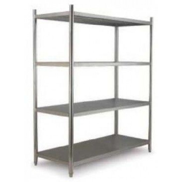Scaffalatura\Scansia in acciaio inox 4 ripiani Modello SHEL 4