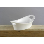 Ciotola ovale da portata in porcellana Dimensioni mm. L 300 x P 150 x 88 h Confezione da N 2 pezzi Modello 82069001
