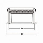 TagliaWurstel Modello TW12(distanza lame mm 12) Lame 17