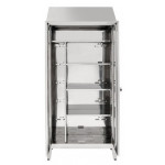 Armadio Portascope in acciaio inox 430 IXP n.2 ante a battente profondità anta cm 40 Modello 69602430