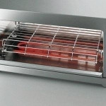 Tostiera Modello 6Q Capacità 6 Toast Watt 2400 Cassetto raccogli briciole asportabile