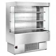 Espositore verticale murale refrigerato Zoin Modello Silver SI180PSV Adatto per l'esposizione di bevande latte gastronomia fredda prodotti preconfezionati latticini