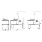 Impastatrice a spirale per Pizza Modello Hercules Biga 40 2V Ideale per Pinsa Romana Capacità impasto kg 35