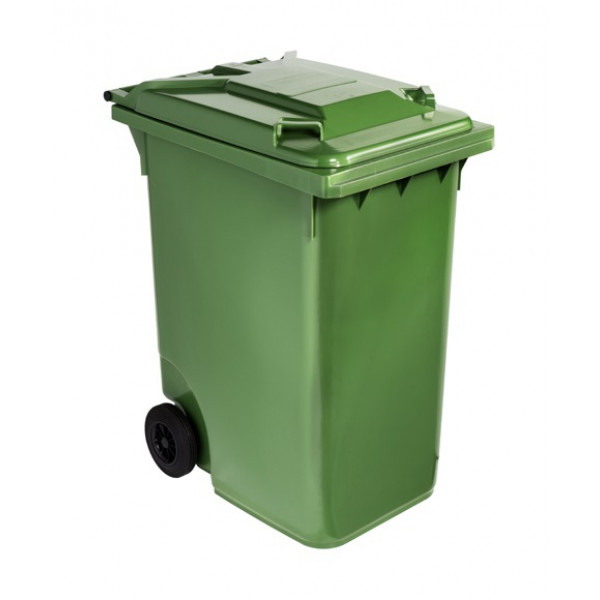 Bidone per rifiuti da esterno in polietilene ad alta densità con protezione anti UV MDL Colore VERDE Modello 766633