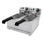 Friggitrice Elettrica Da banco Modello FB4+4 Potenza: KW 2+2