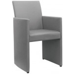 Poltrona da interno TESR Struttura in acciaio Rivestimento in ecopelle Modello 836-C4041