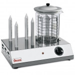 Hot Dog Modello Y09 con 3 chiodi Capacità wurstel n. 30 Dimensione cestello mm ø 152 x h.194