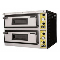Forno Elettrico meccanico per pizza PF 2 camere di cottura N. Pizze 9 + 9(Ø cm 35) Modello Medea99
