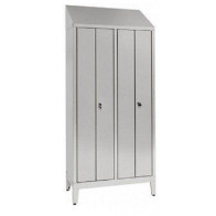 Armadio Spogliatoio in acciaio inox 430 IXP N.2 POSTI Numero 2+2 ante battenti Profondità ante cm 50 Modello S5069408430