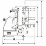 Affettatrice verticale Modello MIRRA 250 C VERT