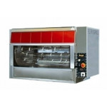 Girarrosto a Gas planetario ENG Modello BETA105P Capacità N. 105 Polli N. 2 Motori N. 10+5 aste da cm 111,5