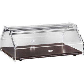 Espositore/Vetrina da banco neutra porta Brioches Modello VL4748W Ante apribili su 2 lati
