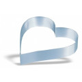 Cuore in acciaio inox Altezza 4,5 cm Dimensioni ø cm. 18x4,5h Modello 641-018