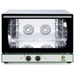 Forno a convezione con umidificatore Modello CMP4GPM Timer meccanico 0-120' Potenza 3.4 Kw Capacità  camera cottura 4x600x400 GN1/1