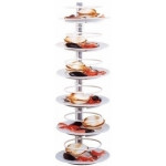 Carrello portapiatti da Parete odello CA1439P Griglia Verniciata