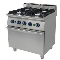 Cucina 4 fuochi a gas Csa con forno elettrico Modello 7C4FFE