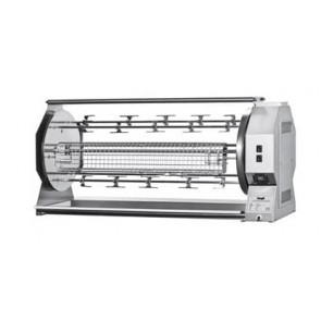 Girarrosto a Legna Planetario ENG Modello CAMINO84P da Incasso Capacità N. 84 Polli N. 2 motori Dischi planetari inox N. 8 + 4 aste con forchette cm 111,5