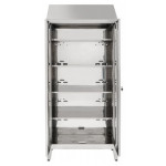 Armadio Portaoggetti in acciaio inox 430 IXP n.2 ante a battente profondità anta cm 40 Modello 69404430