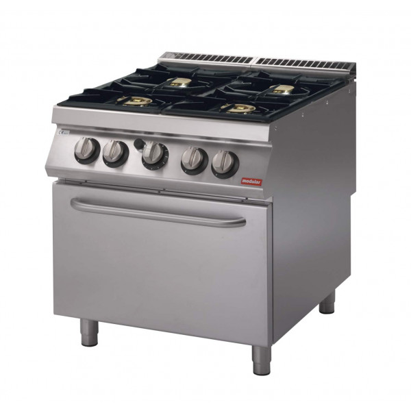 Cucina a gas MDLR 4 fuochi Forno a gas Modello PK9080CFGB