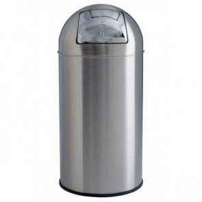 Gettacarte push  MDL in acciaio inox satinato Modello 106051