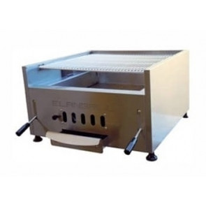 Griglia a carbonella ENG Struttura portante in acciaio inox nervata e rinforzata Modello Grill GC-11
