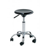 Sgabello da interno TESR Base in acciaio cromato Seduta in ABS Modello 419-IF216