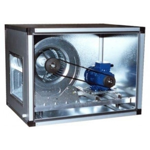 Estrattore\Aspiratore con motore a trasmissione 2 velocità Telaio in profilato di alluminio Modello ETDZ1818 Portata 14000/8400 m³/h Potenza 4,1/1,4 KW