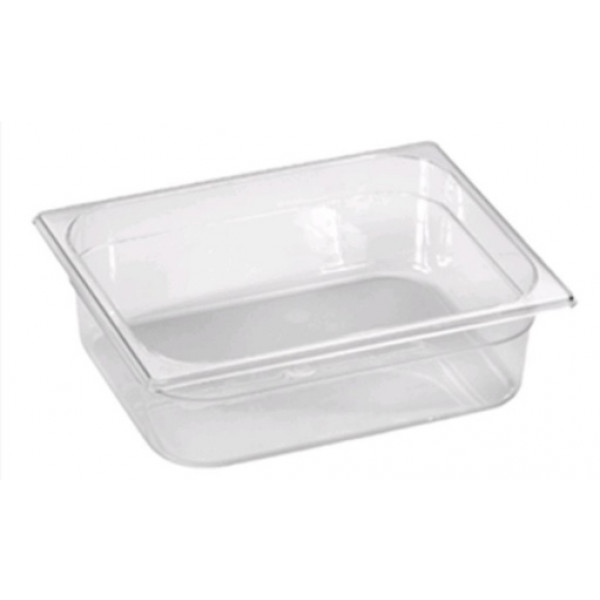 Bacinella in policarbonato da gelateria Dimensioni mm.L 360 x P 250 x 80 h Modello BG360250080PC